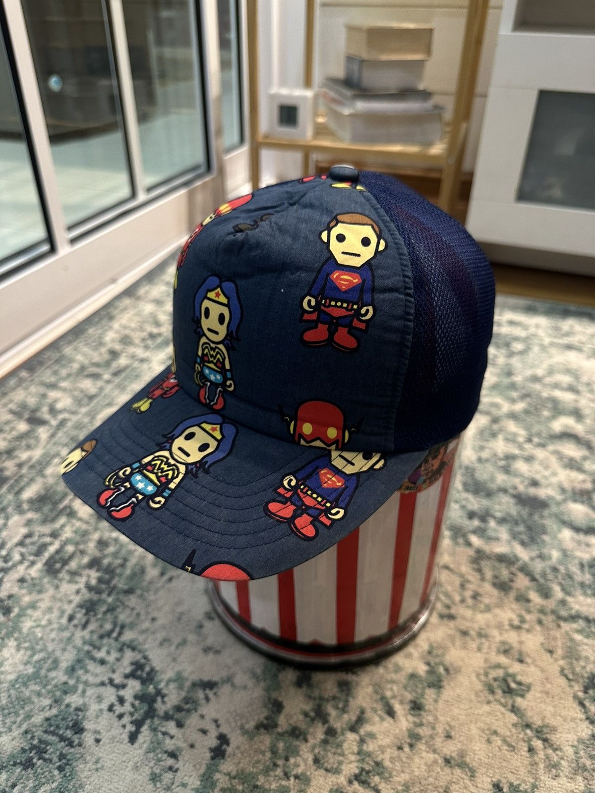 Bape 2007 A Bathing Ape DC Comics Trucker Hat Size ONE SIZE - 14 Thumbnail