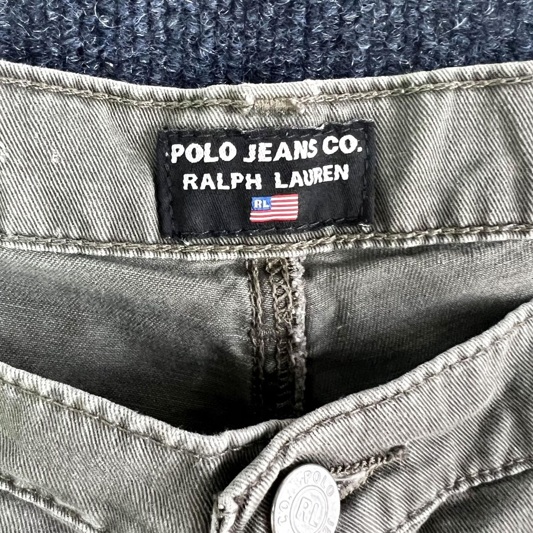 Polo Ralph Lauren Polo Jeans Co Ralph Lauren Saturday Jeans Mens 40x31 Green Straight Denim Casual Size US L / EU 52-54 / 3 - 3 Thumbnail