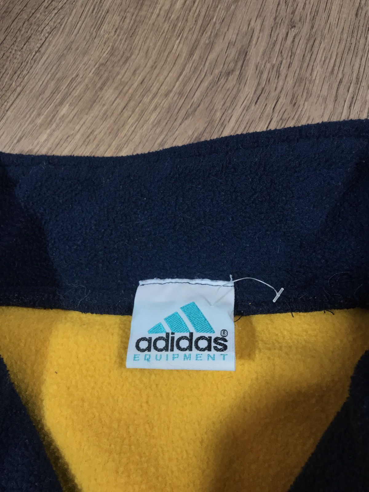 Adidas × Vintage Vintage Adidas Equipment Fleece Sherpa Size US L / EU 52-54 / 3 - 7 Thumbnail