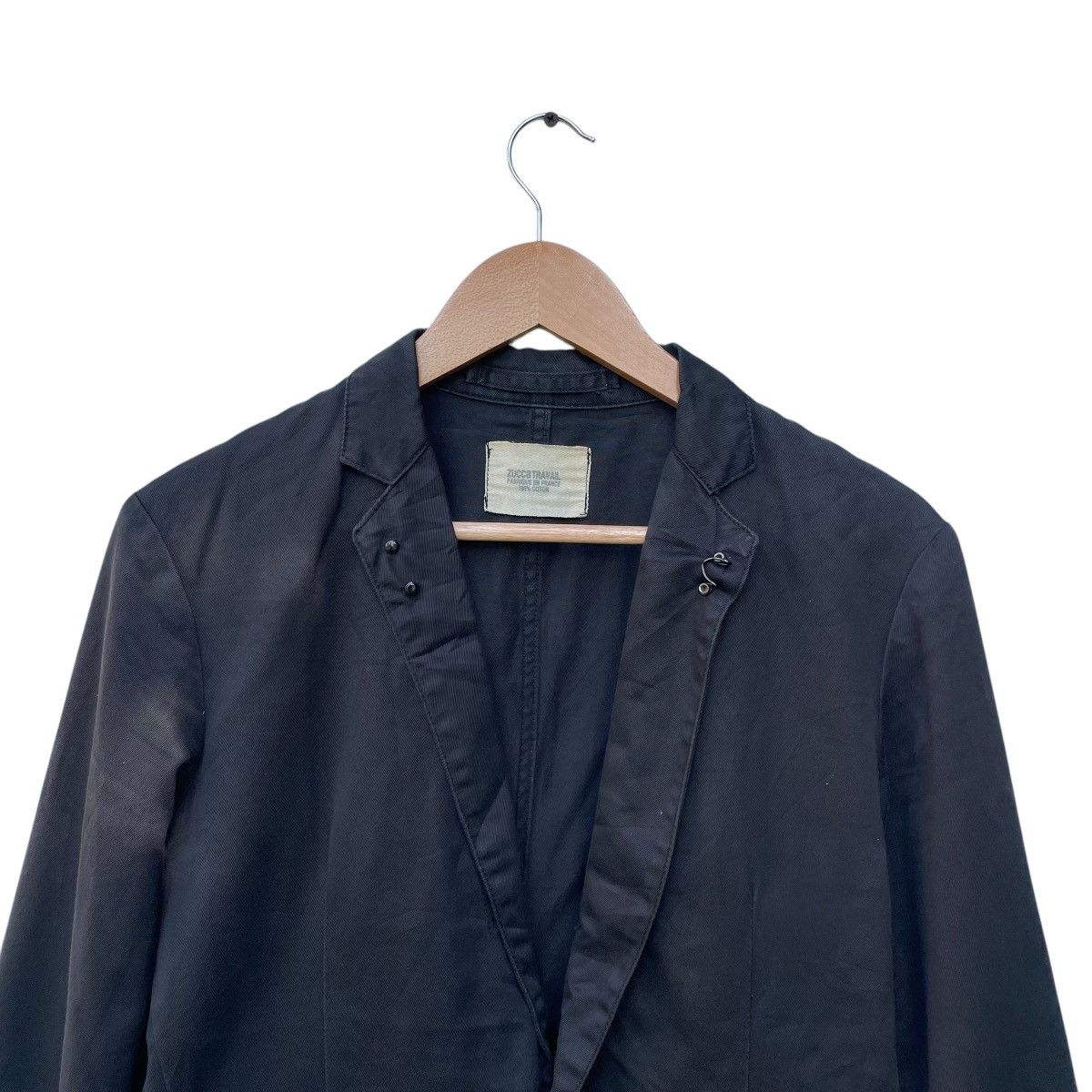 CABANE de ZUCCa × Issey Miyake × Zucca Zucca Dual Pocket Cropped Jacket Made In Japan Size M / US 6-8 / IT 42-44 - 9 Thumbnail