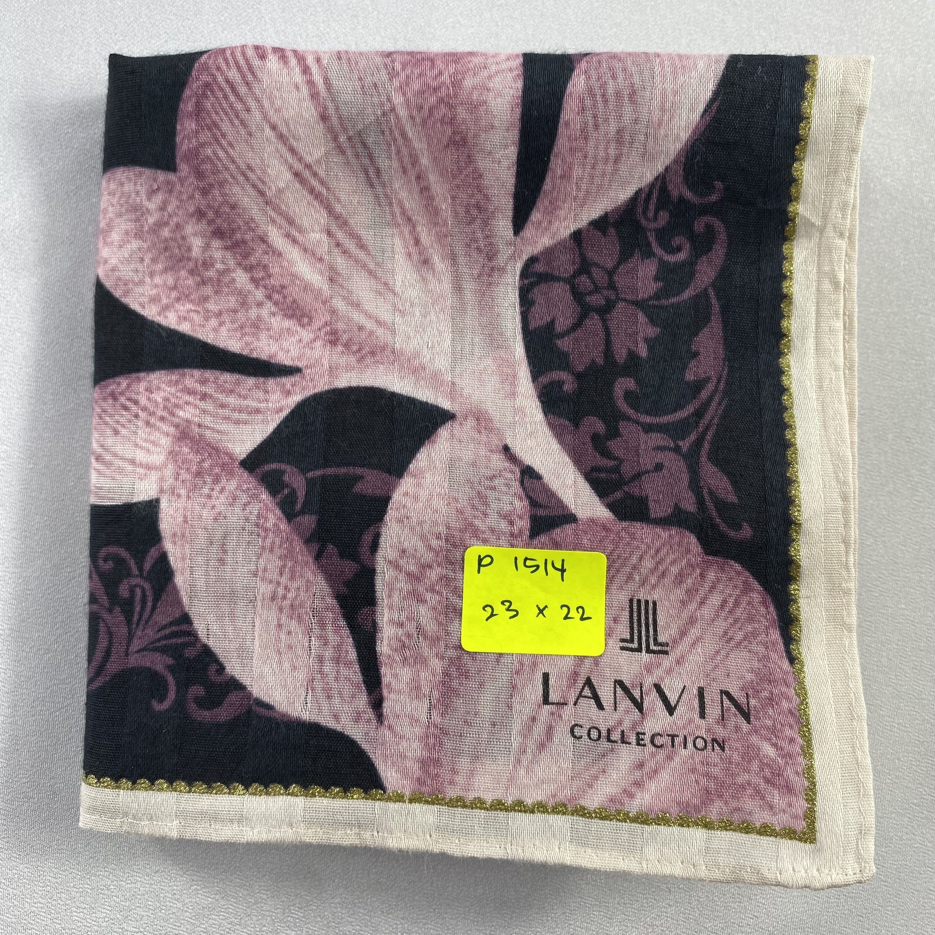 Lanvin × Vintage Lanvin Handkerchief / Neckerchief / Bandana-P1514 Size ONE SIZE - 6 Thumbnail