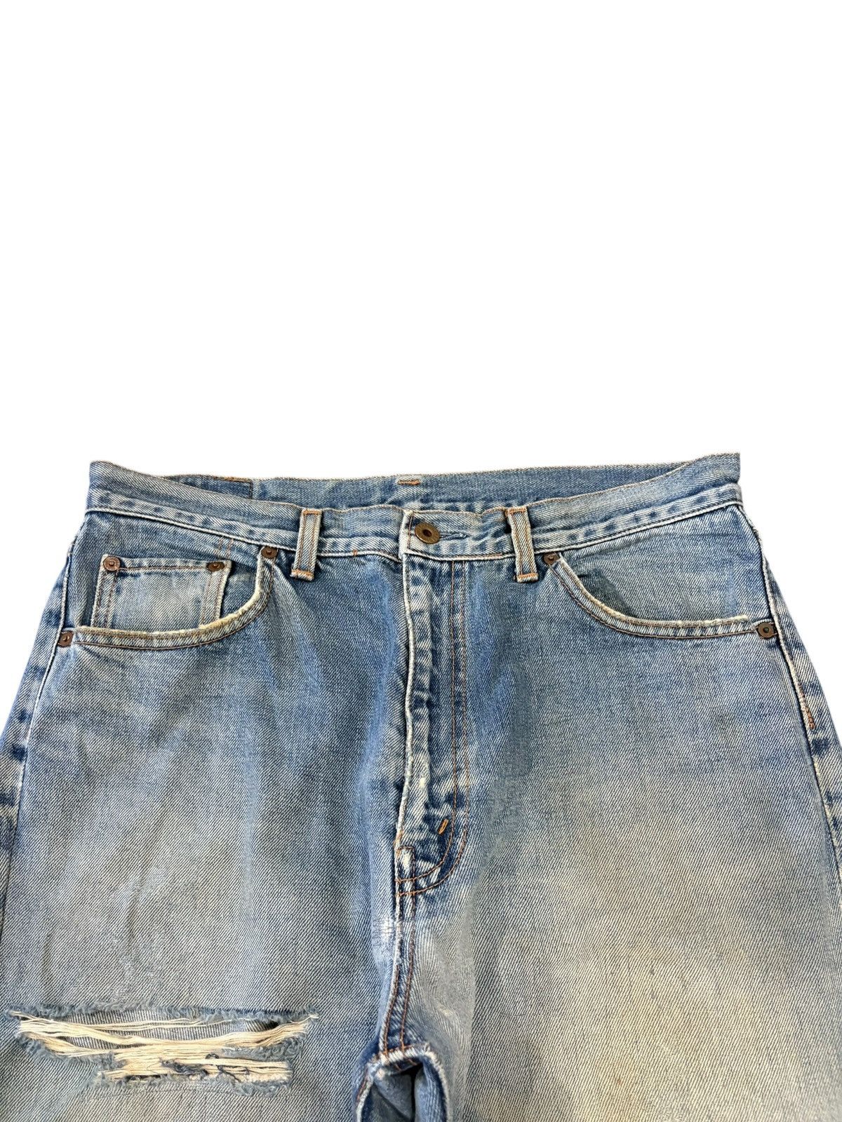 JNCO Vintage Japanese Brand Mud Wash Distressed Baggy Jeans Size US 33 - 4 Thumbnail