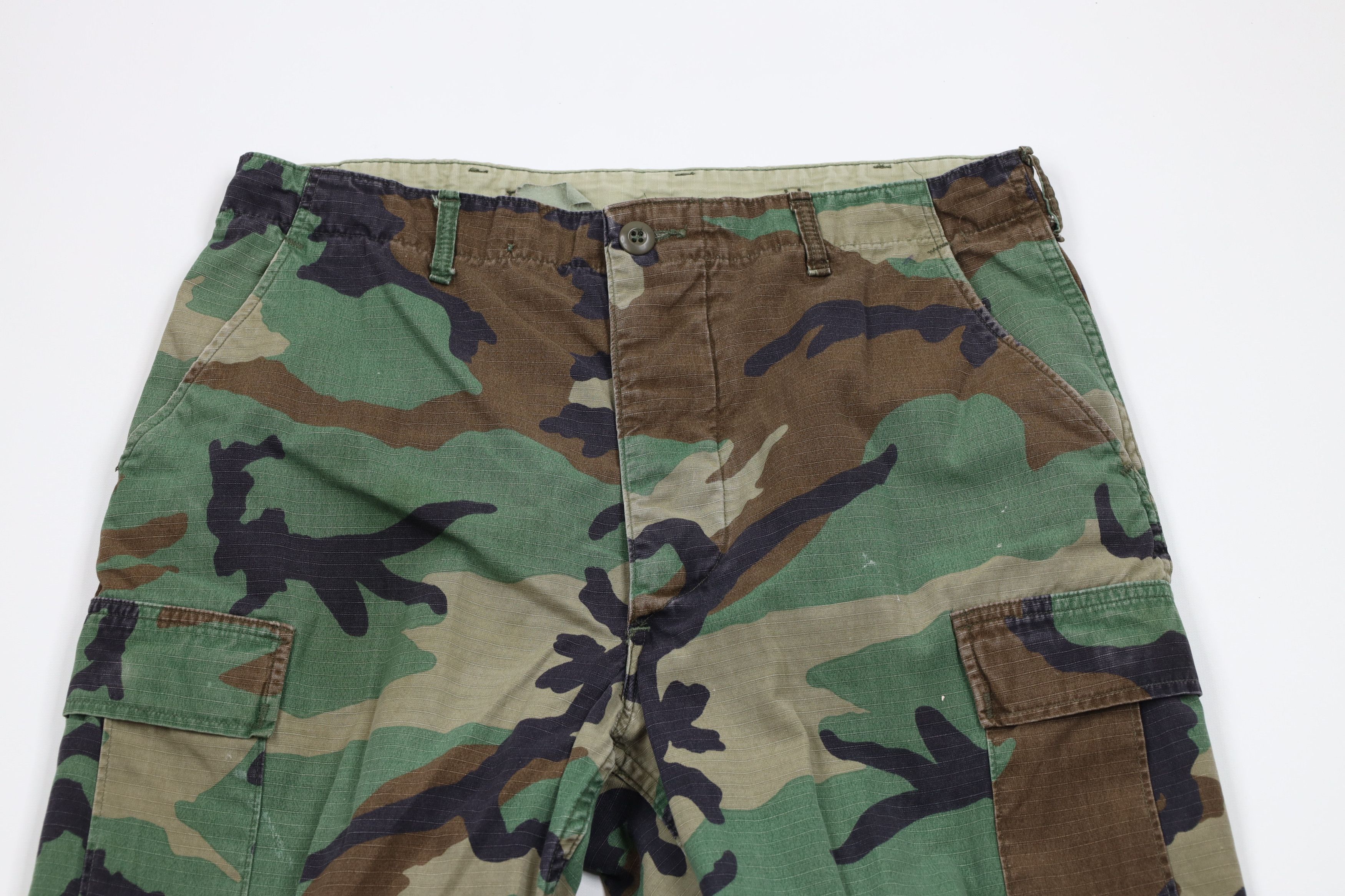 Vintage Vintage 80s Military Camouflage Combat Cargo Trousers Pants Size US 32 / EU 48 - 2 Thumbnail