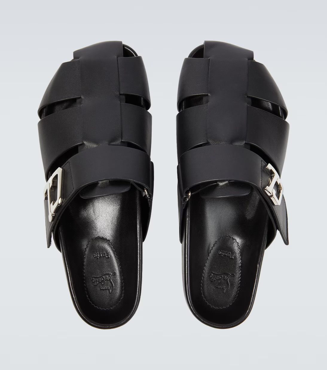Christian Louboutin o1bcso1str1024 Abubizz Flat in Black Size US 9 / EU 42 - 3 Thumbnail