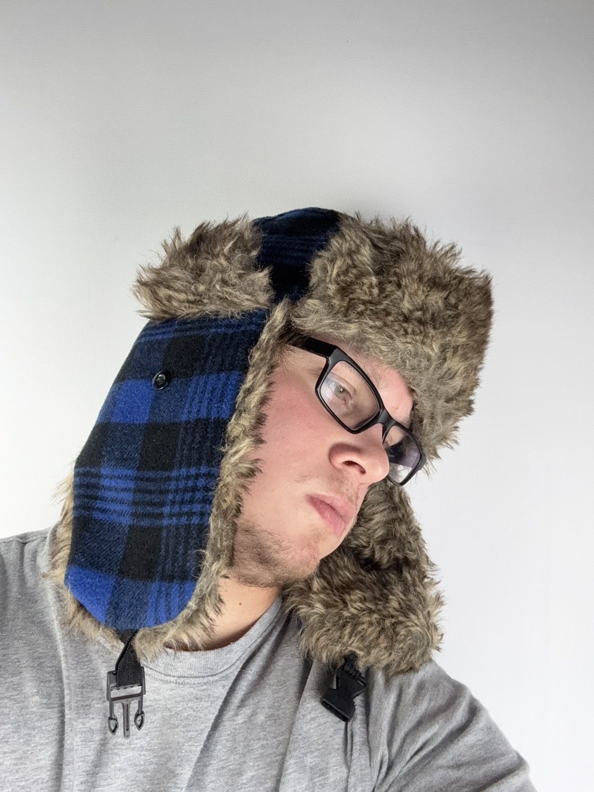 Vintage Y2K HYPE FUZZY MOHAIRE AVIATOR USSR USHANKA HAT Alt Retro Size ONE SIZE - 1 Thumbnail