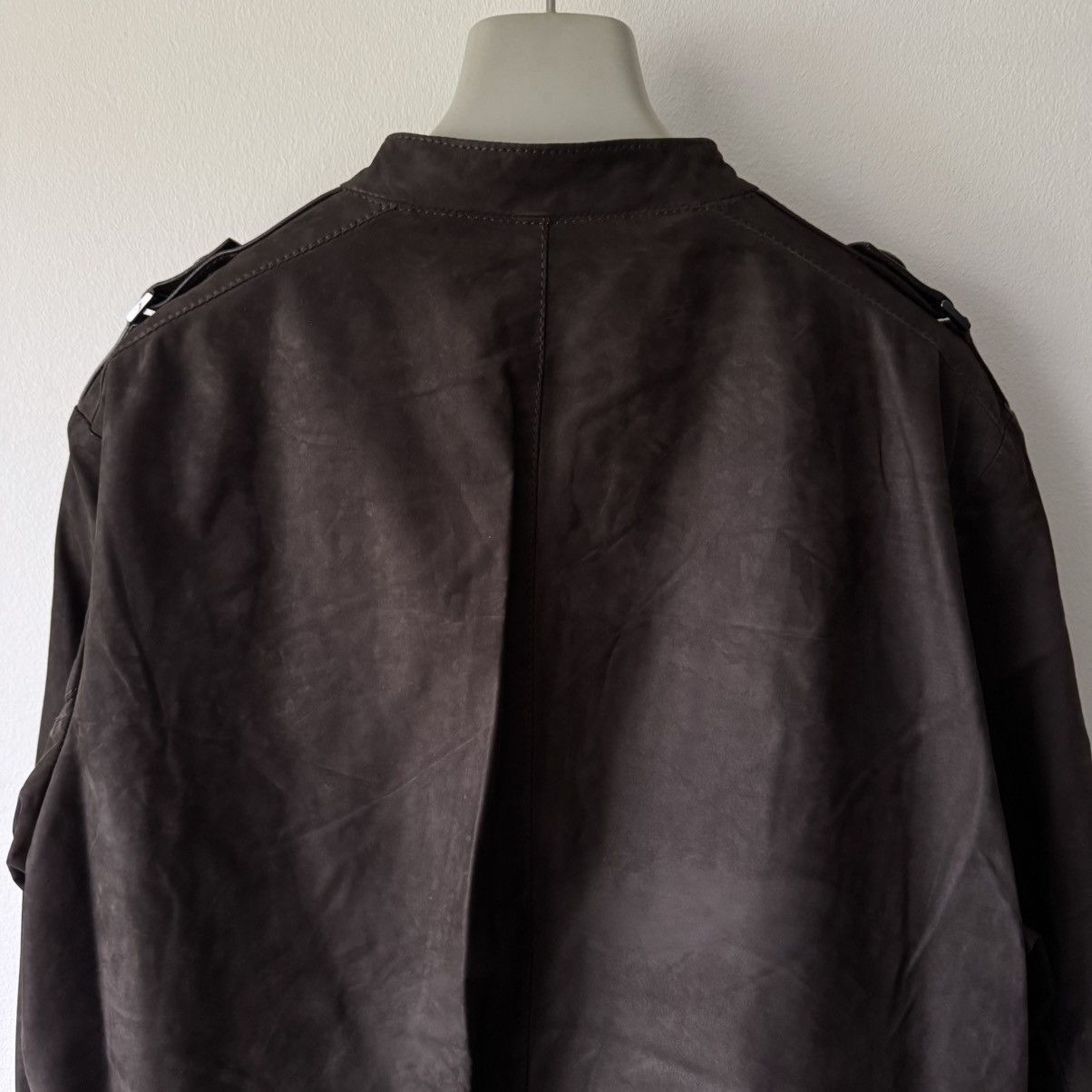 Prada Prada SS2007 Brown Nubuck Leather Bomber Jacket Size US M / EU 48-50 / 2 - 7 Thumbnail