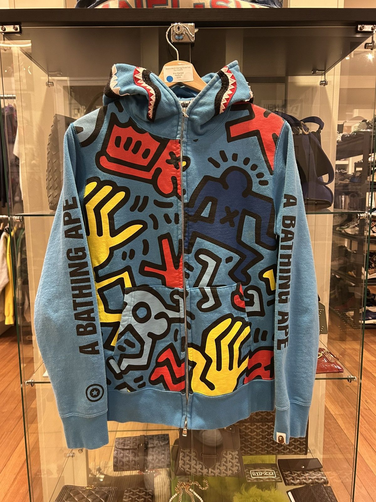 Bape Bape Keith Haring Shark Full Zip Hoodie Size US M / EU 48-50 / 2 - 1 Thumbnail