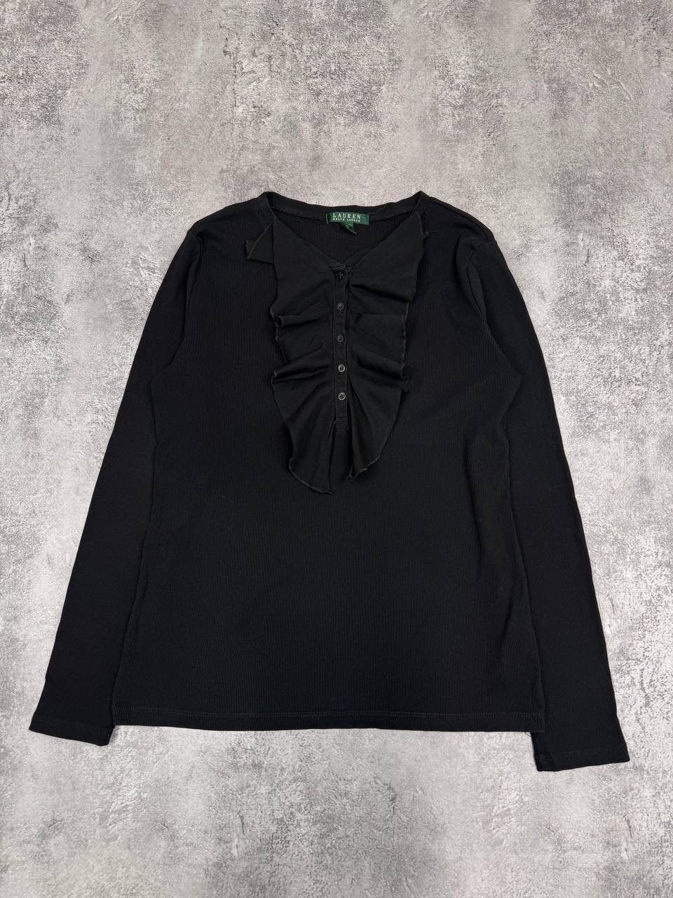 Ralph Lauren Lauren Ralph Lauren Women's Black Long Sleeve Top Size XL Size XL / US 12-14 / IT 48-50 - 1 Thumbnail