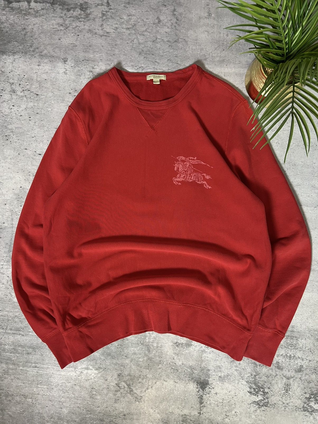 Burberry Burberry Brit Sweatshirt Crewneck big Logo Size US L / EU 52-54 / 3 - 1 Thumbnail