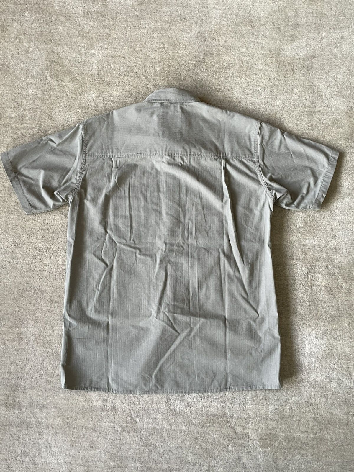 Snow Peak Snow Peak Takibi Light Ripstip Short Sleeve Shirt Light Grey Size US M / EU 48-50 / 2 - 4 Thumbnail