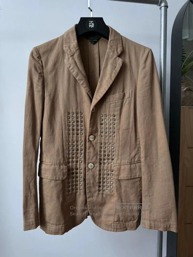 Comme des Garcons COMME DES GARCONS HOMME PLUS Studded Blazer. Size US S / EU 44-46 / 1 - 1 Thumbnail