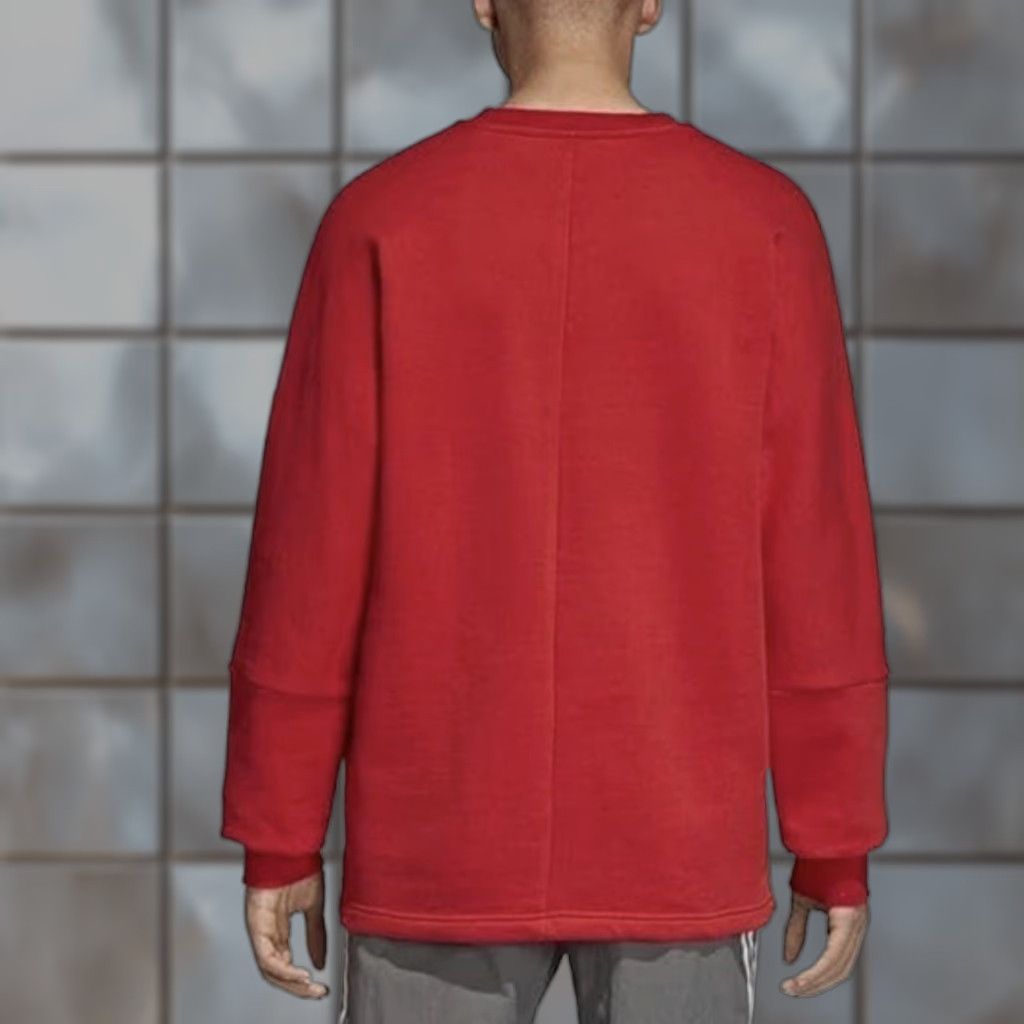 Adidas adidas Originals NMD Trefoil Red 2018 Round Neck Pullover Sweatshirt Sz. L Mens Red 2018 NMD Trefoil Round Neck Pullover Sweatshirt L Mens Size US L / EU 52-54 / 3 - 1 Thumbnail
