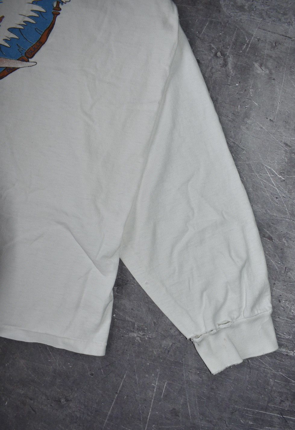 Vintage Distressed Vintage 90s Durham Bulls Long Sleeve T-Shirt Size US XXL / EU 58 / 5 - 9 Thumbnail
