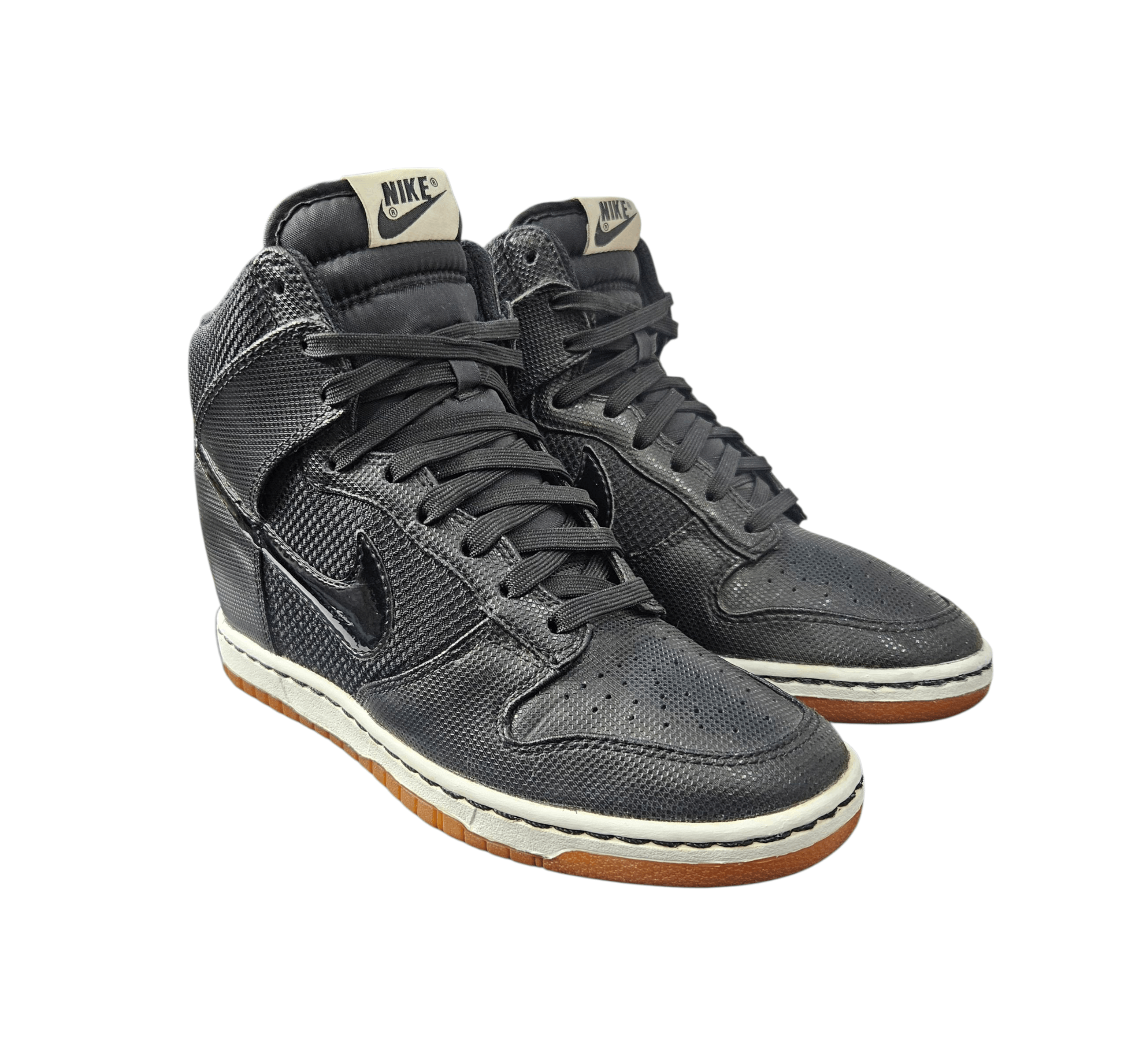 Nike 2012 NIKE DUNK SKY HI ESSENTIAL Wedge "Black Sail" Size US 6.5 / IT 36.5 - 2 Thumbnail