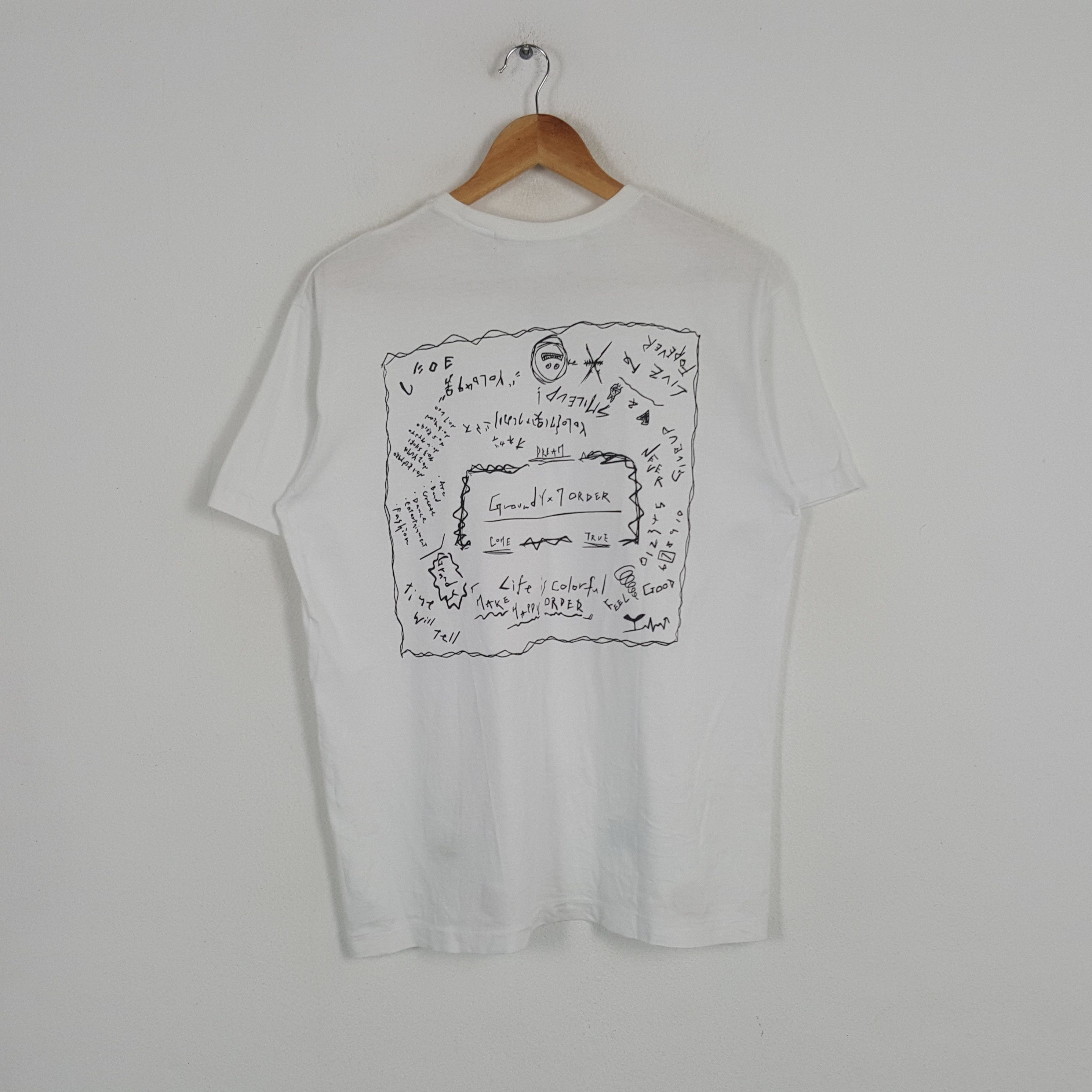 Ground Y × Vintage × Yohji Yamamoto Vintage Ground Y by Yohji Yamamoto Crossover Tshirt Size US L / EU 52-54 / 3 - 1 Thumbnail