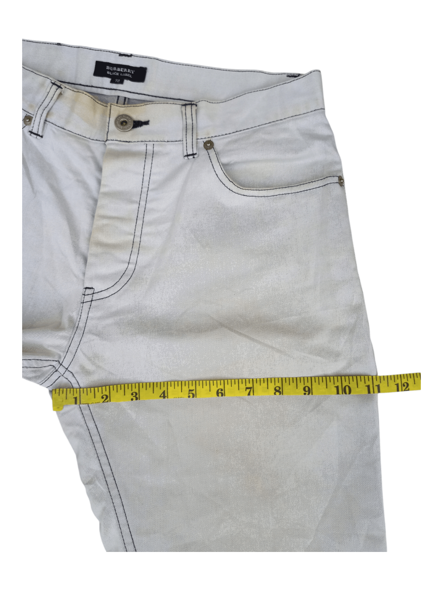 Burberry Burberry Black Label Dirty Faded White Pants Size US 28 / EU 44 - 23 Thumbnail