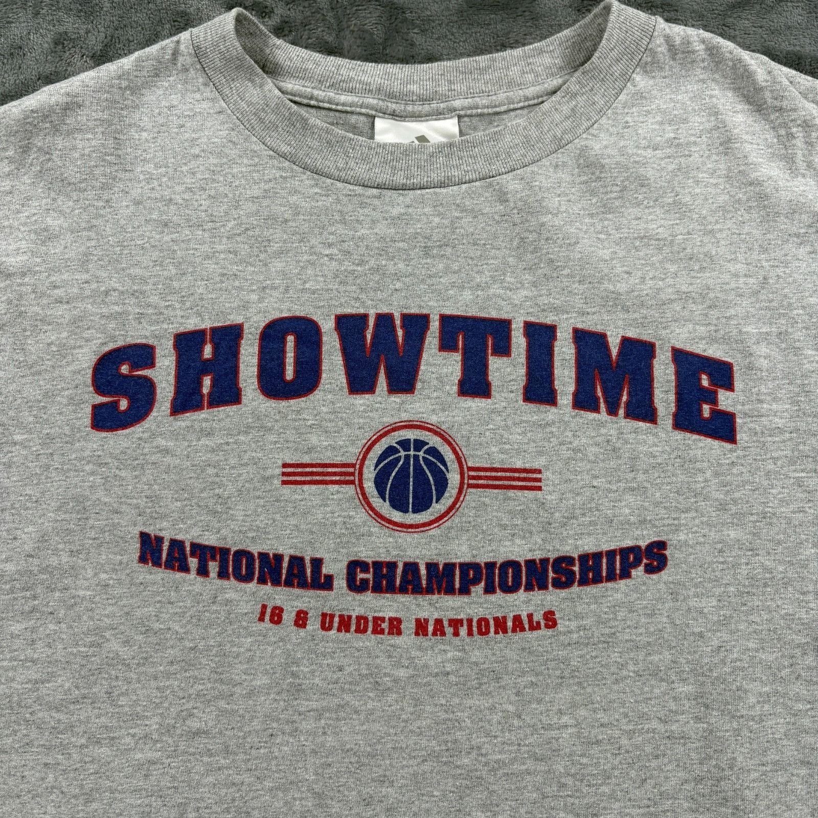 Adidas Adidas Showtime National Championships Tee XL Gray Basketbal Size US XL / EU 56 / 4 - 3 Thumbnail