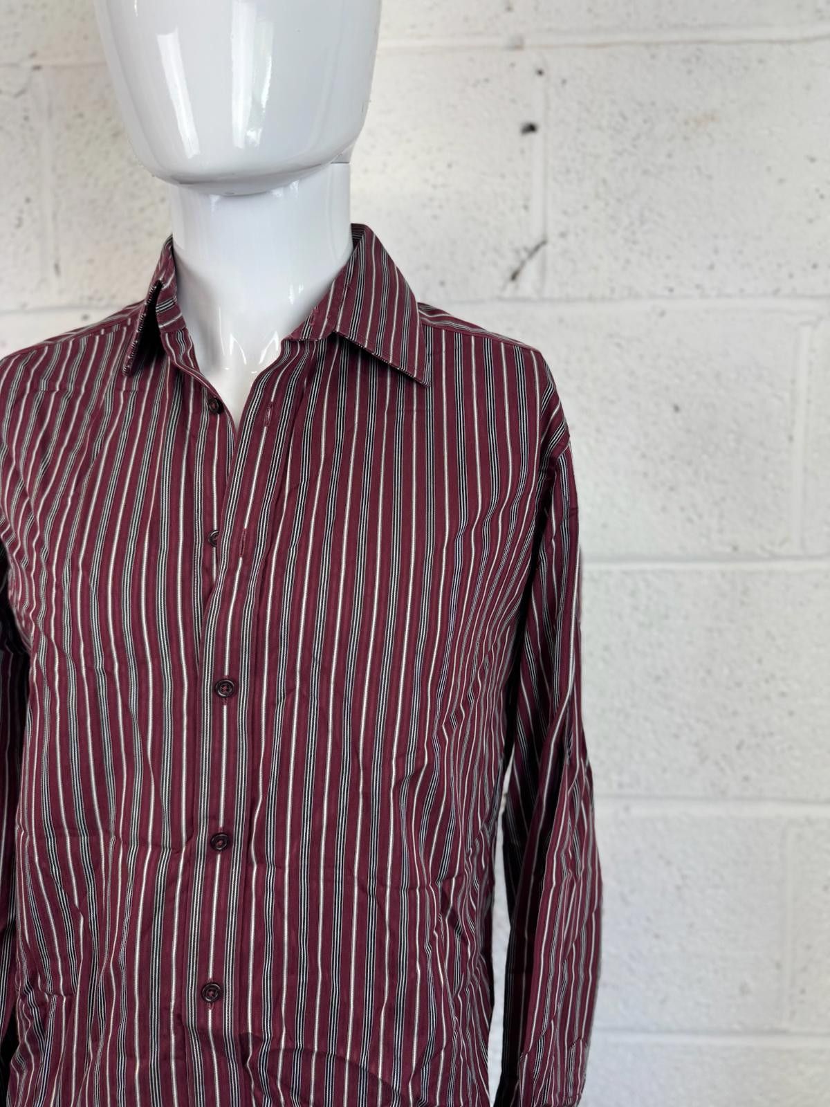 Ben Sherman Ben Sherman Long Sleeve Striped Button-Up Shirt Mens Size M Size US M / EU 48-50 / 2 - 2 Thumbnail