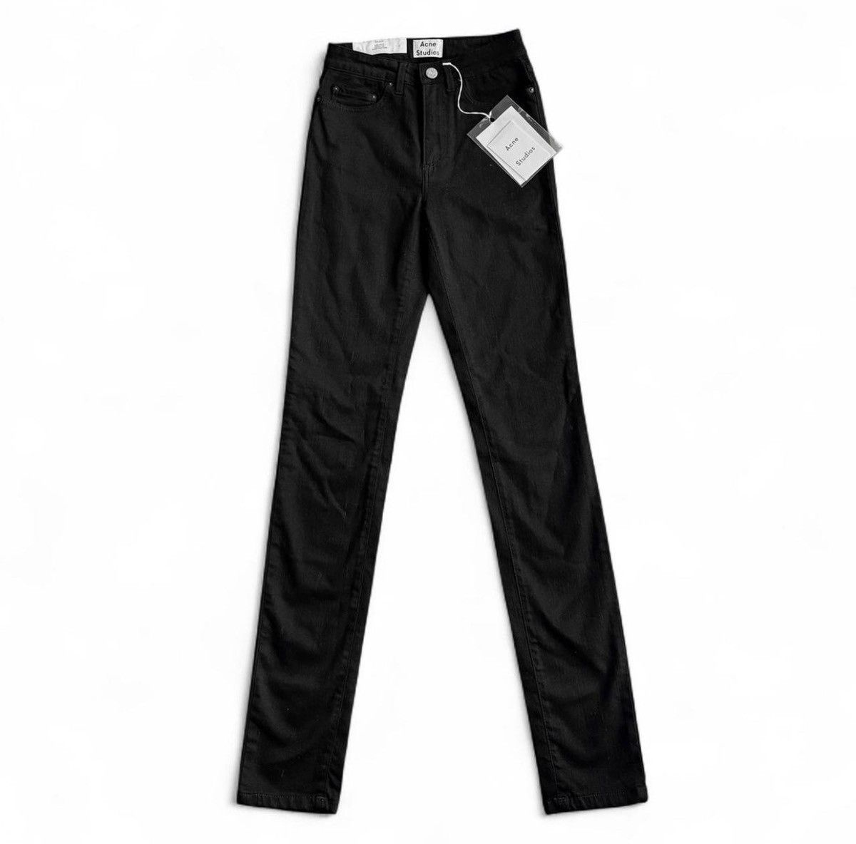 Acne Studios Acne Studios black high-waisted pin black jeans 26/32 Size 26" / US 2 / IT 38 - 1 Thumbnail