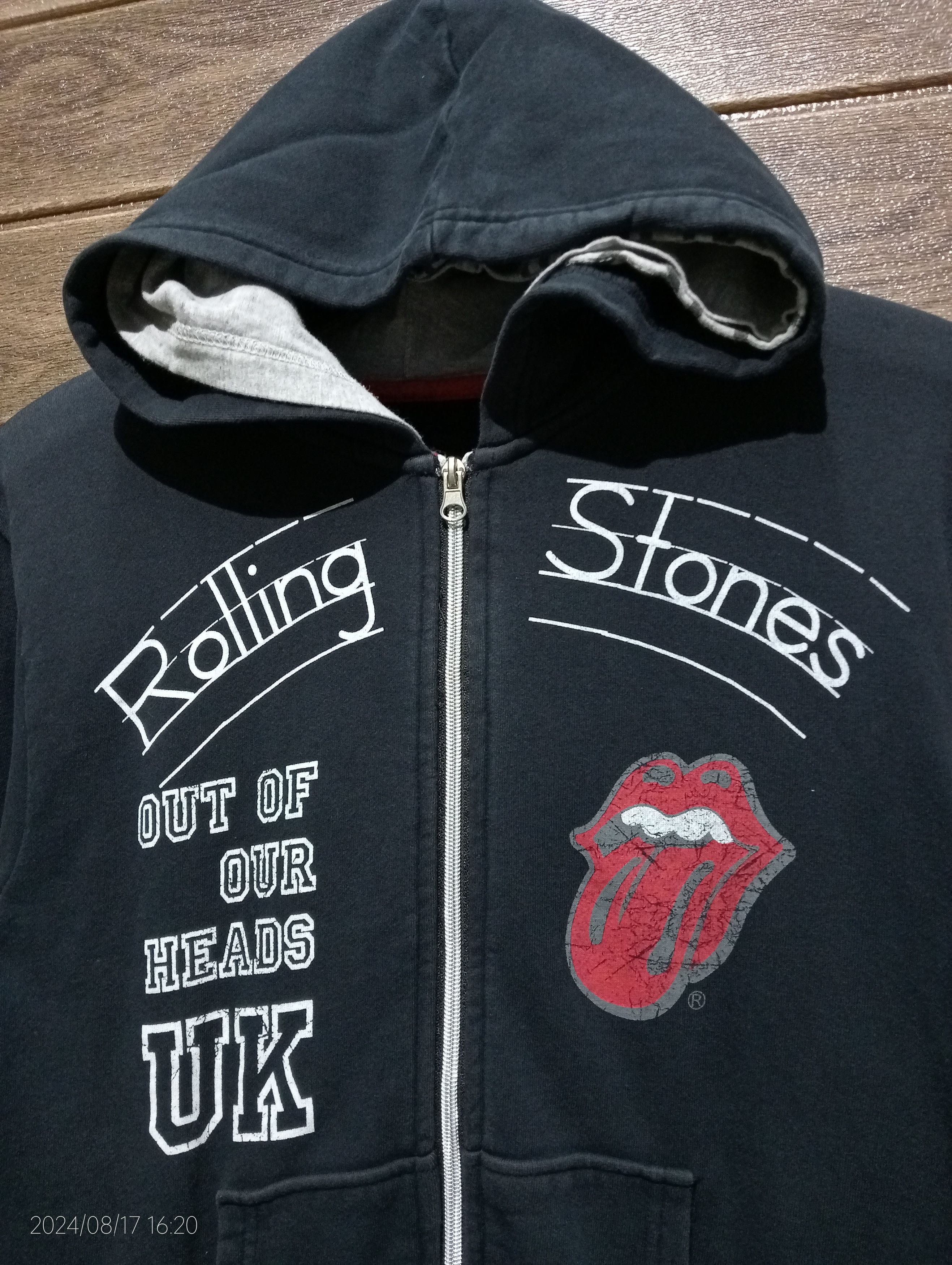 Band Tees × The Rolling Stones The Rolling Stone Out of Our Heads UK Zipper Hoodie Size US M / EU 48-50 / 2 - 10 Thumbnail