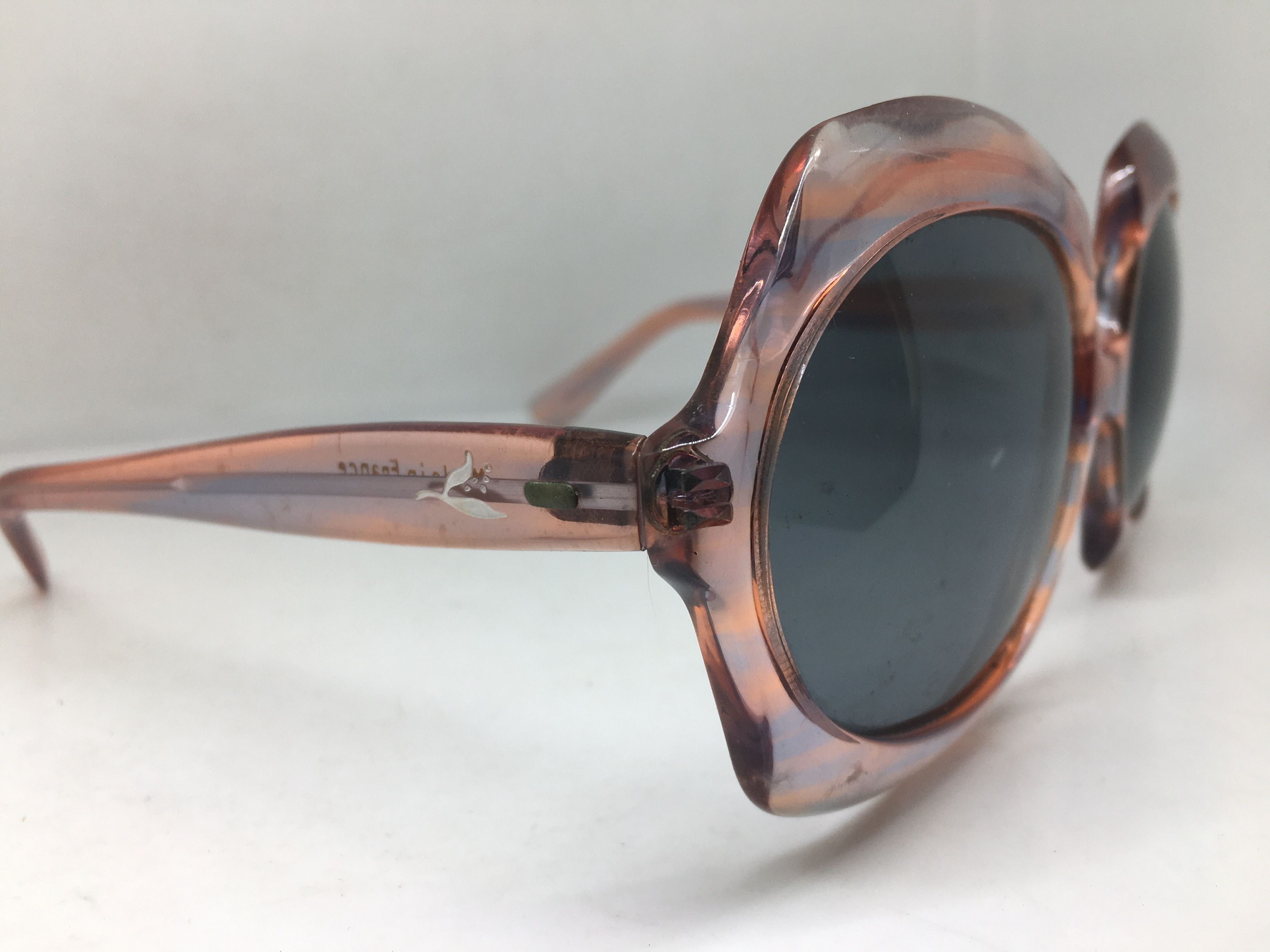 Vintage Vintage Handmade Acetate Sunglasses Frame Made in France Size ONE SIZE - 2 Thumbnail