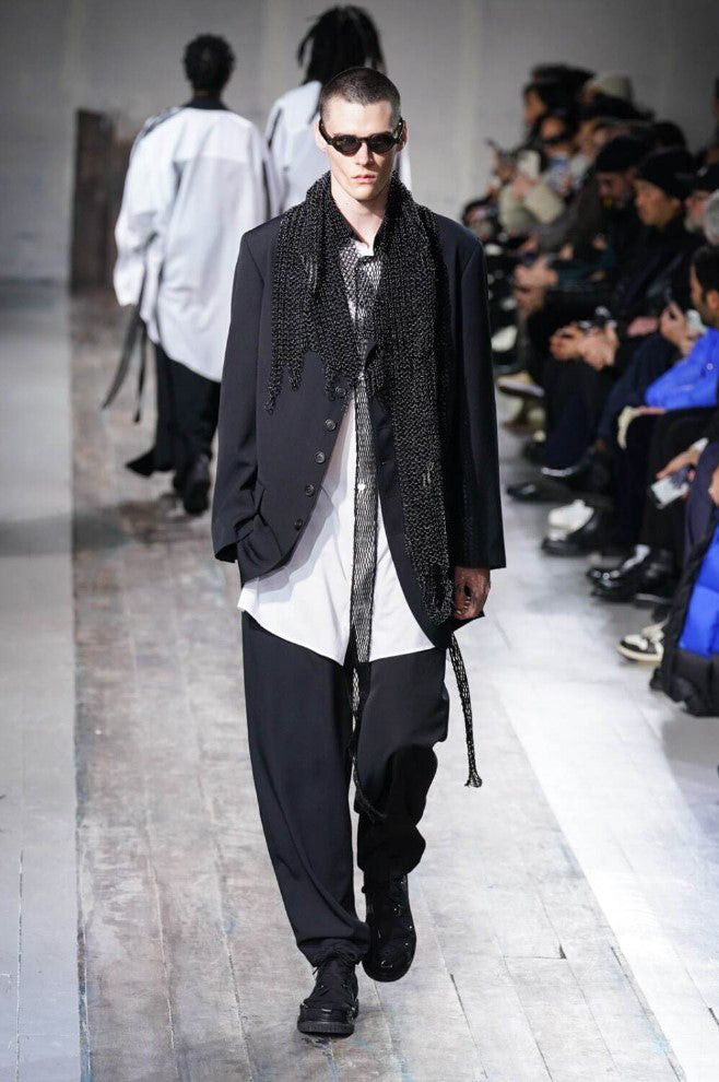 Yohji Yamamoto Yohji Yamamoto Pour Homme Wool SIDE 3ST TUCK PANTS TrouserS Size US 30 / EU 46 - 4 Thumbnail