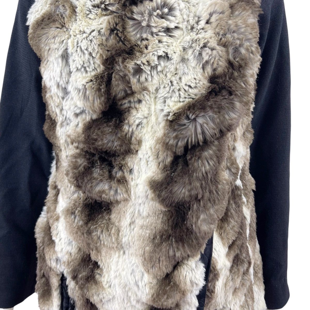 Designer Lorella Signorino Faux Fur Snap Button Coat Size M / US 6-8 / IT 42-44 - 5 Thumbnail