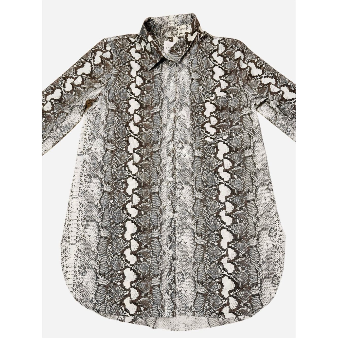 Other New Lysse Snake Print Button Front Blouse Size L Size L / US 10 / IT 46 - 3 Thumbnail