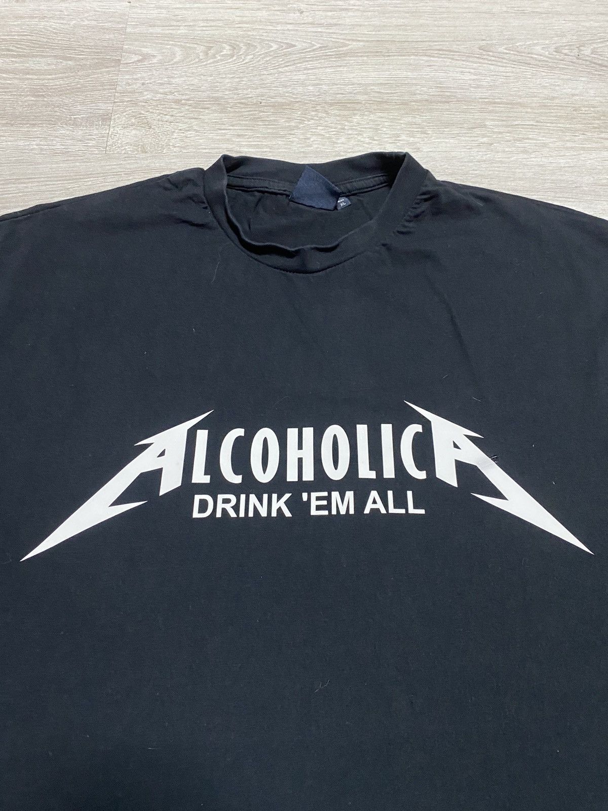 Daniel Hechter Vintage Metallica Alcoholica Drink Em All size XL Size US XL / EU 56 / 4 - 2 Thumbnail
