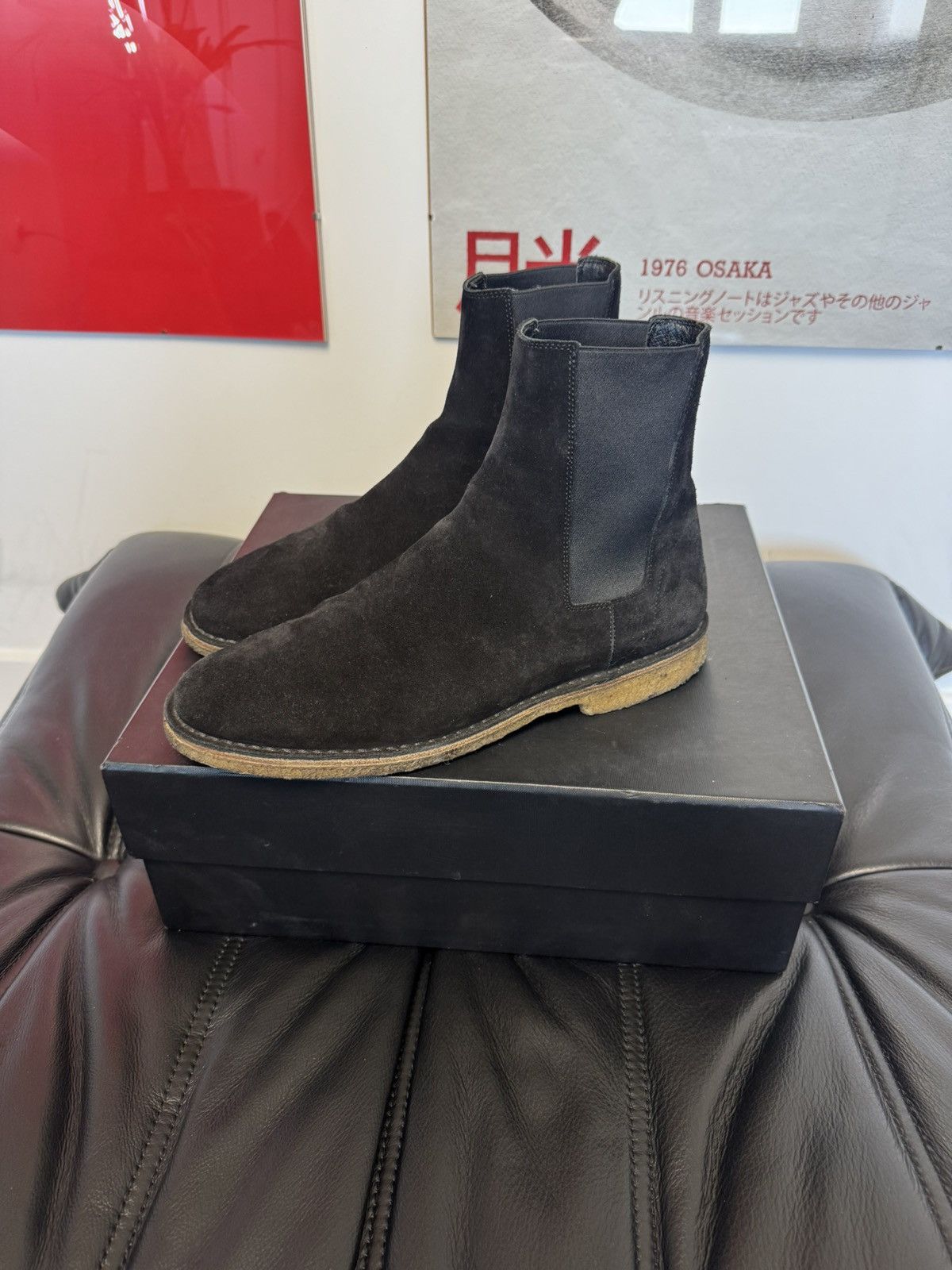 Saint Laurent Paris Saint Laurent Paris SLP Chelsea Boots Hedi Slimane Designer Size US 9 / EU 42 - 1 Thumbnail