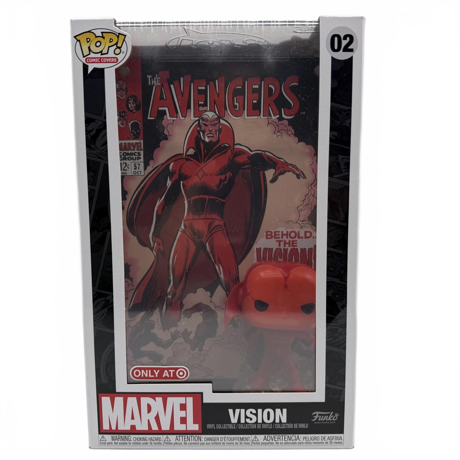 Other Funko Pop! Comic Book Cover with Case Marvel - Vision Size ONE SIZE - 1 Thumbnail