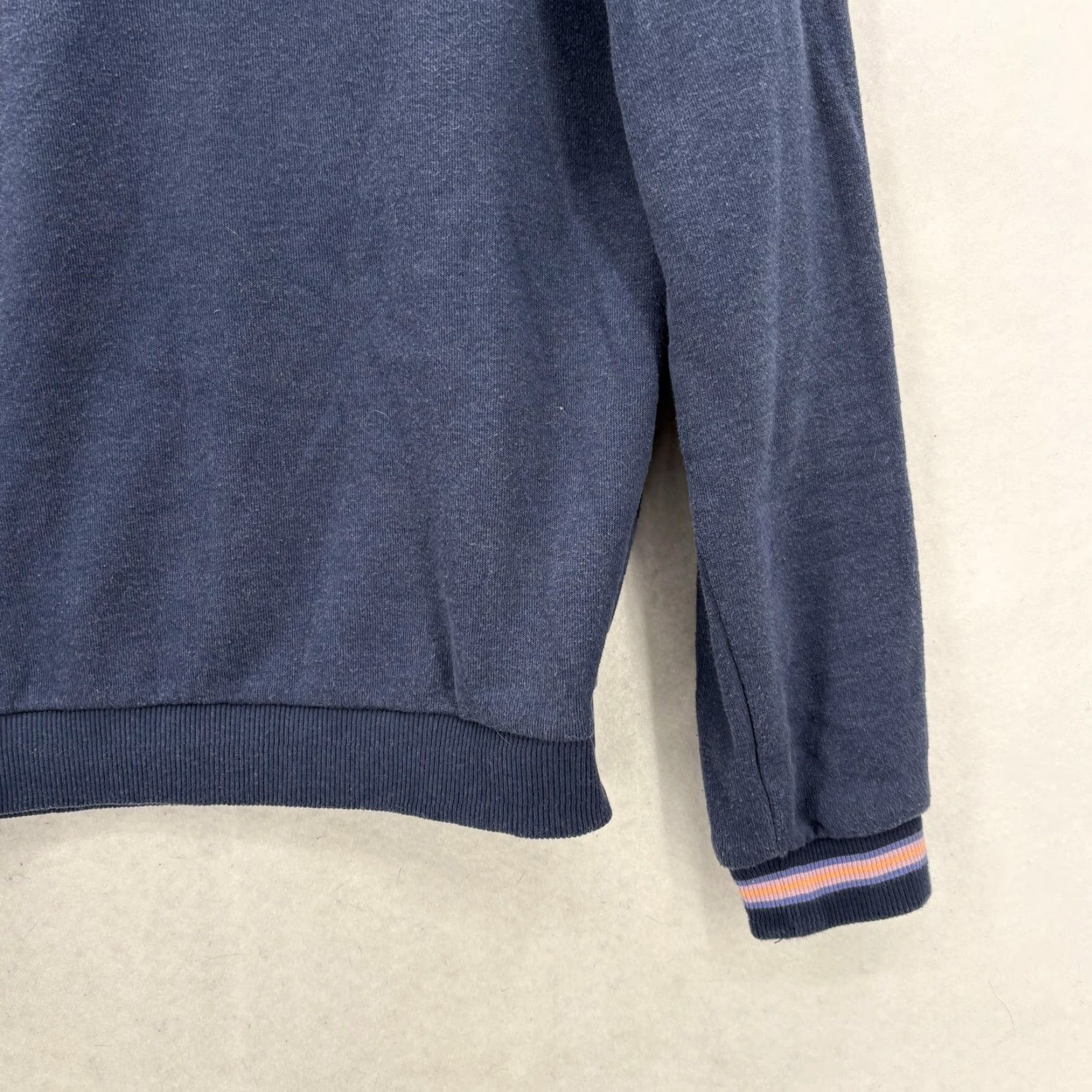 Marine Layer Marine Layer Blue Tipped Textured Crew Sweater Womens XS Fleece Outdoors Travel Size XS / US 0-2 / IT 36-38 - 3 Thumbnail