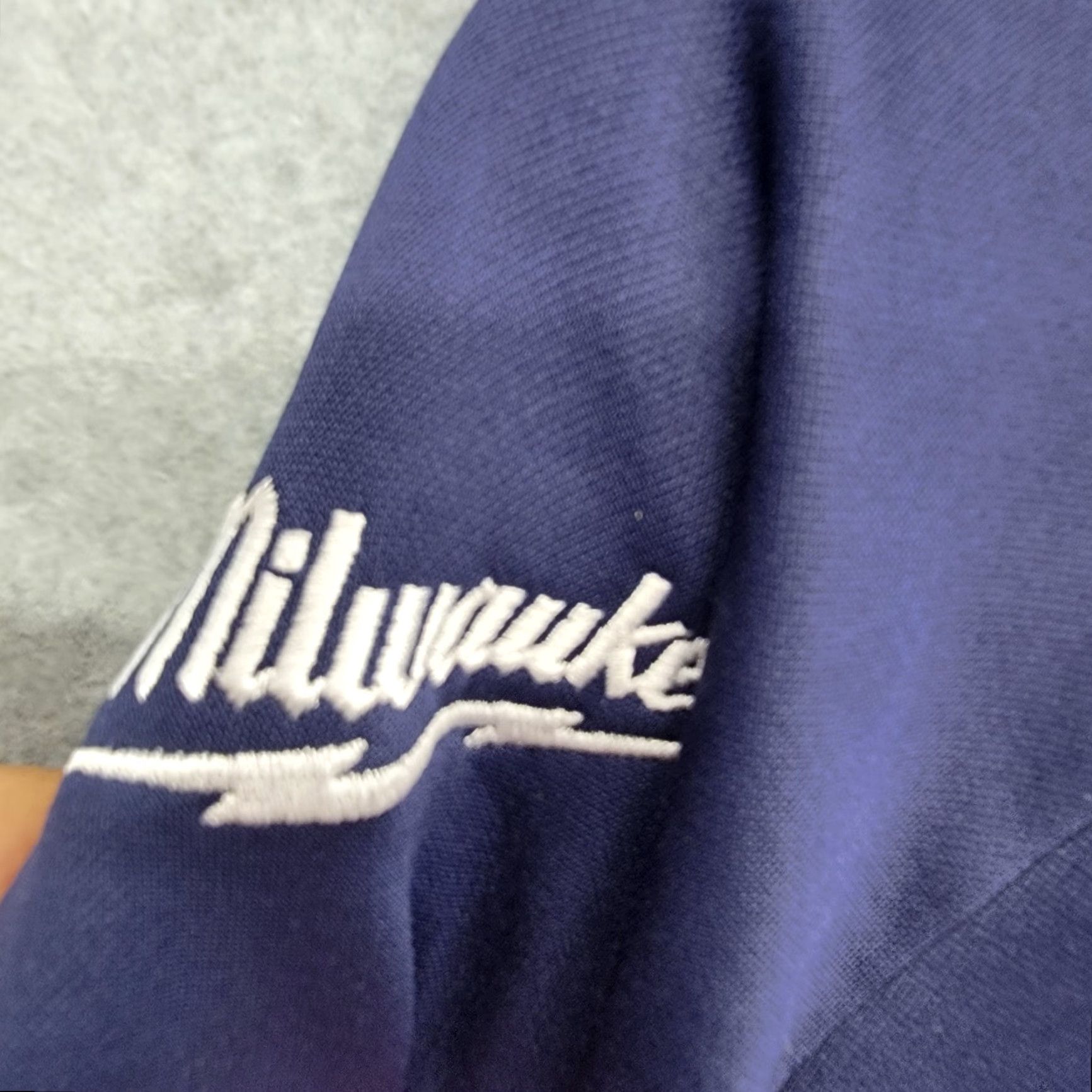 Nike Nike Dri-Fit Pullover Shirt Mens Medium Blue 1/4 Zip Long Sleeve Milwaukee Golf Activewear Size US M / EU 48-50 / 2 - 3 Thumbnail