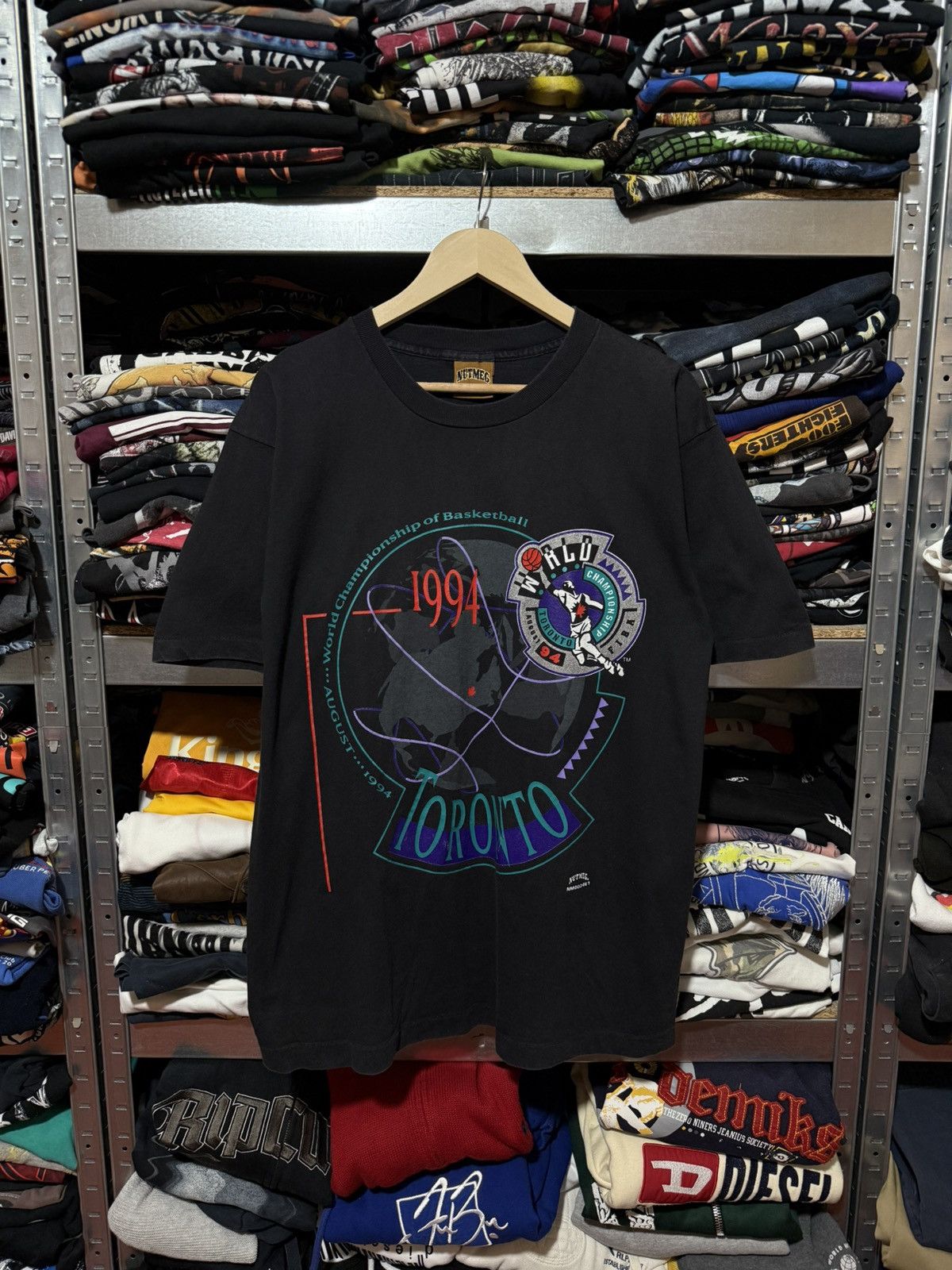 Vintage World of Championship Basketball Toronto 1994 Tee