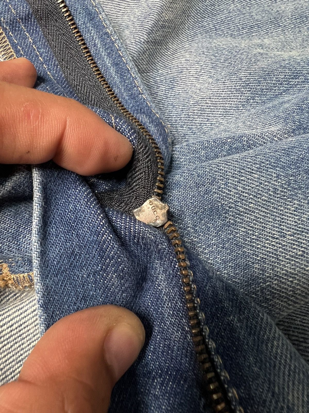 Gucci Gucci Marble Wash Jeans Size US 31 - 9 Thumbnail