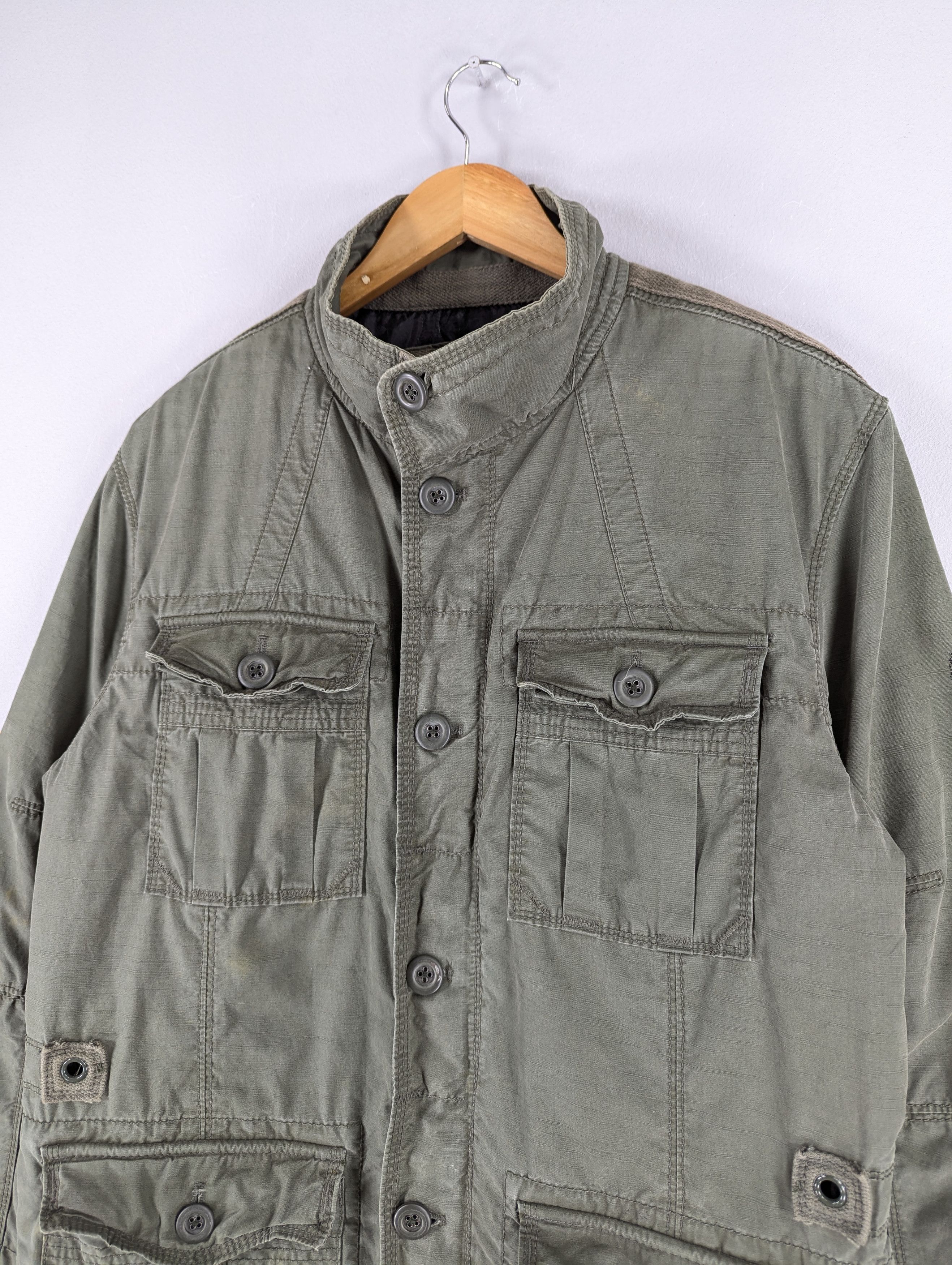 Gap Gap Military Heavy Zipper Jacket Size L Size US L / EU 52-54 / 3 - 5 Thumbnail