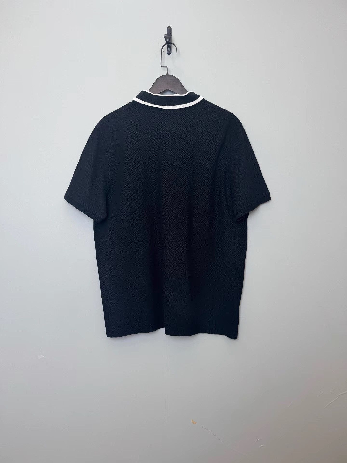Burberry Burberry Black Short-Sleeve Polo Shirt K36 Size US XXL / EU 58 / 5 - 2 Thumbnail