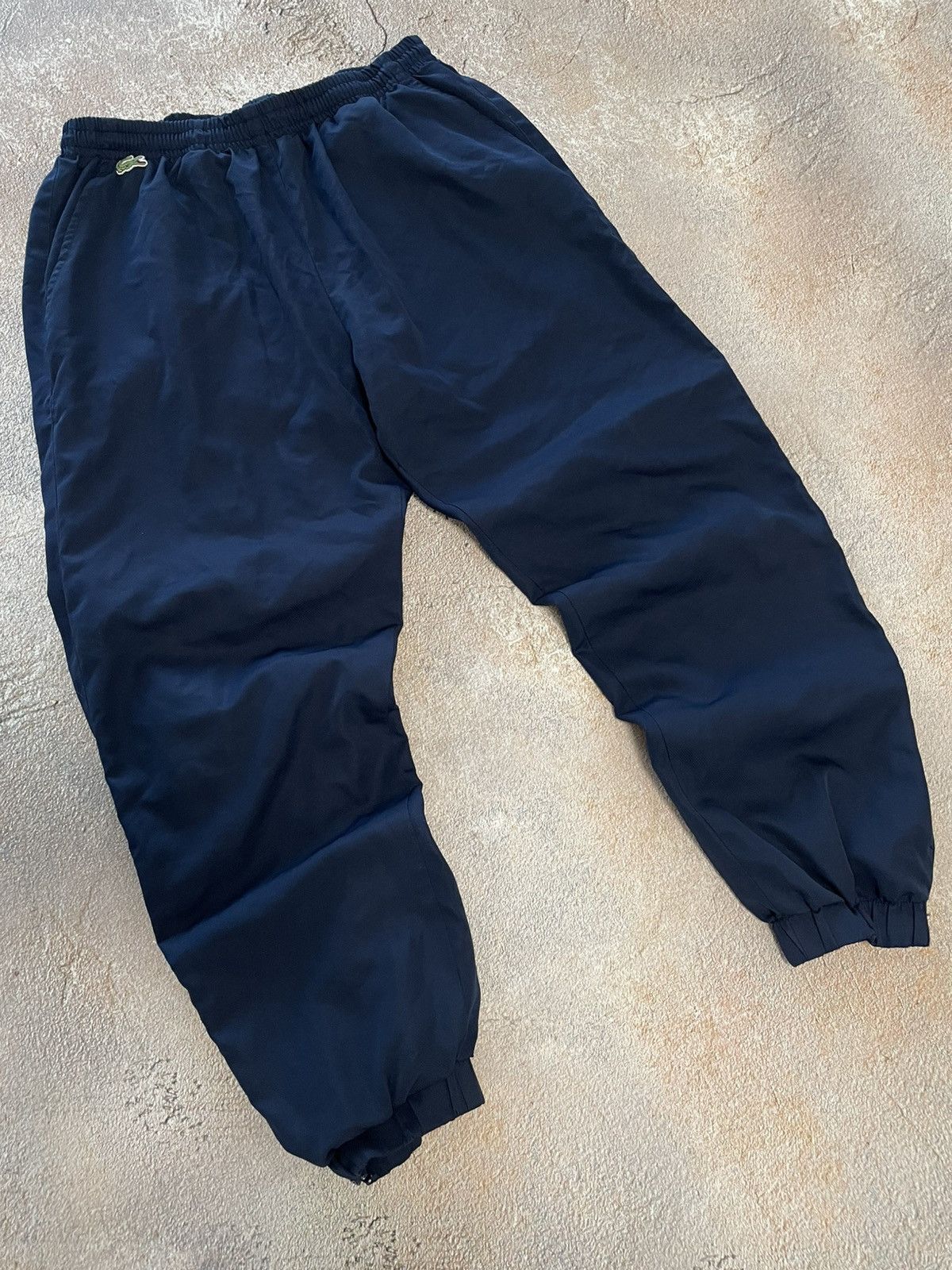 Lacoste Vintage Lacoste Nylon Navy Track Pants Size US 32 / EU 48 - 1 Thumbnail