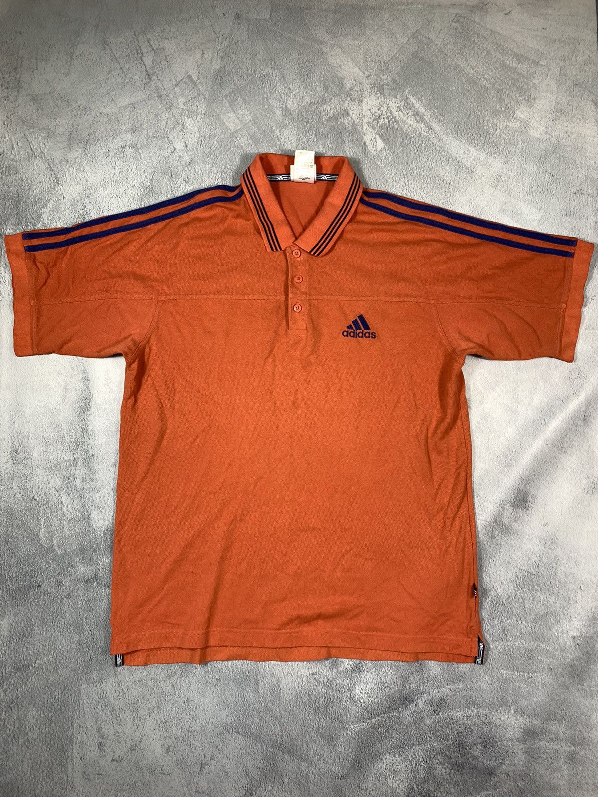 Adidas × Vintage Vintage 90s Adidas polo tee streetwear style size L Size US L / EU 52-54 / 3 - 1 Thumbnail