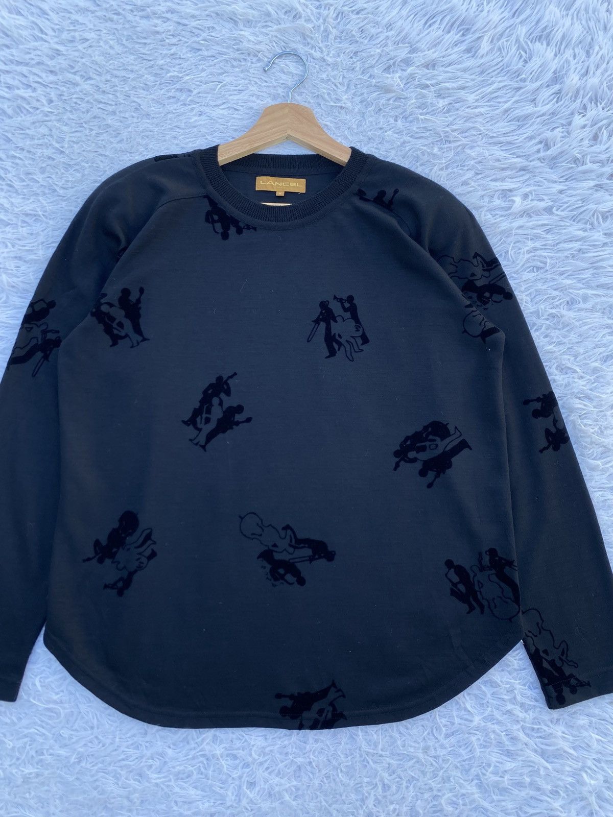 Lancel Rare Vintage 90s LANCEL Paris Nice Design Sweater Size US M / EU 48-50 / 2 - 5 Thumbnail