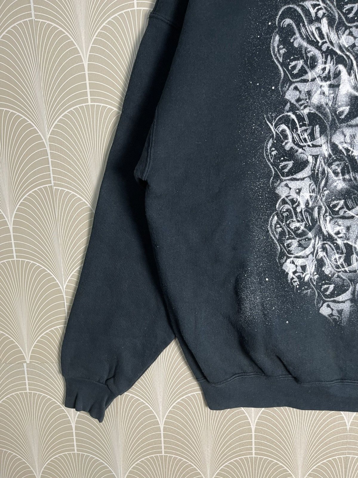 Japanese Brand × Vintage 90s JAPANESE BRAND NGAP LEE RARE GRAPHIC CREWNECK Size US L / EU 52-54 / 3 - 4 Thumbnail