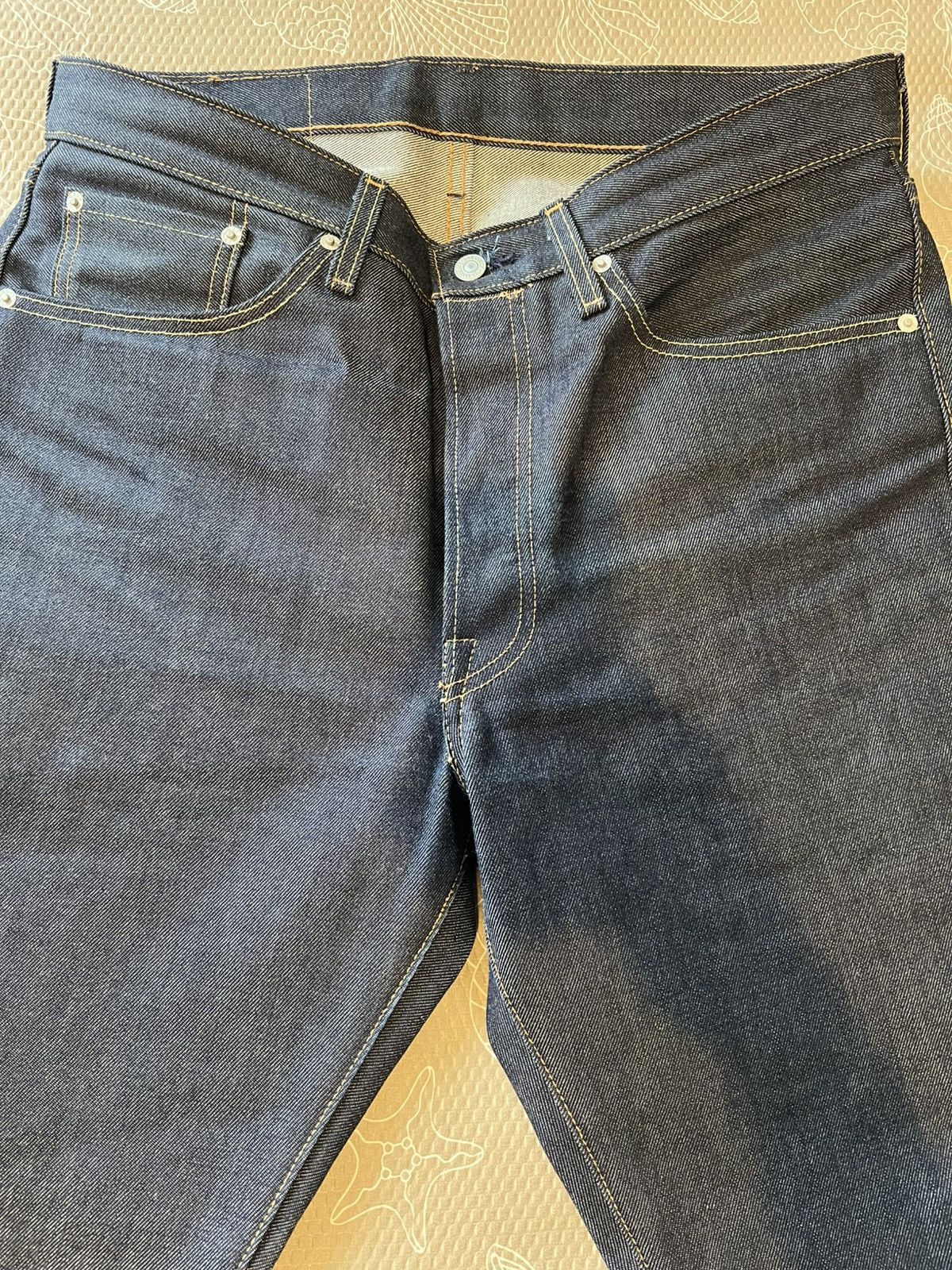 DENIM TEARS × Levi's Denim Tears x Levi’s Plain Jane Selvedge Raw 501s Size US 33 - 2 Thumbnail