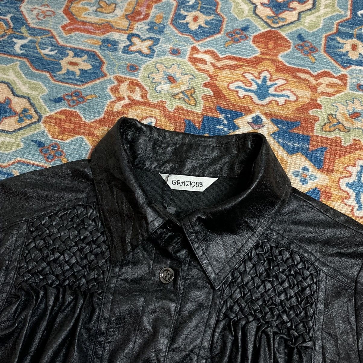 14th Addiction japanese Avantgarde artisanal with smocked construction Size L / US 10 / IT 46 - 5 Thumbnail