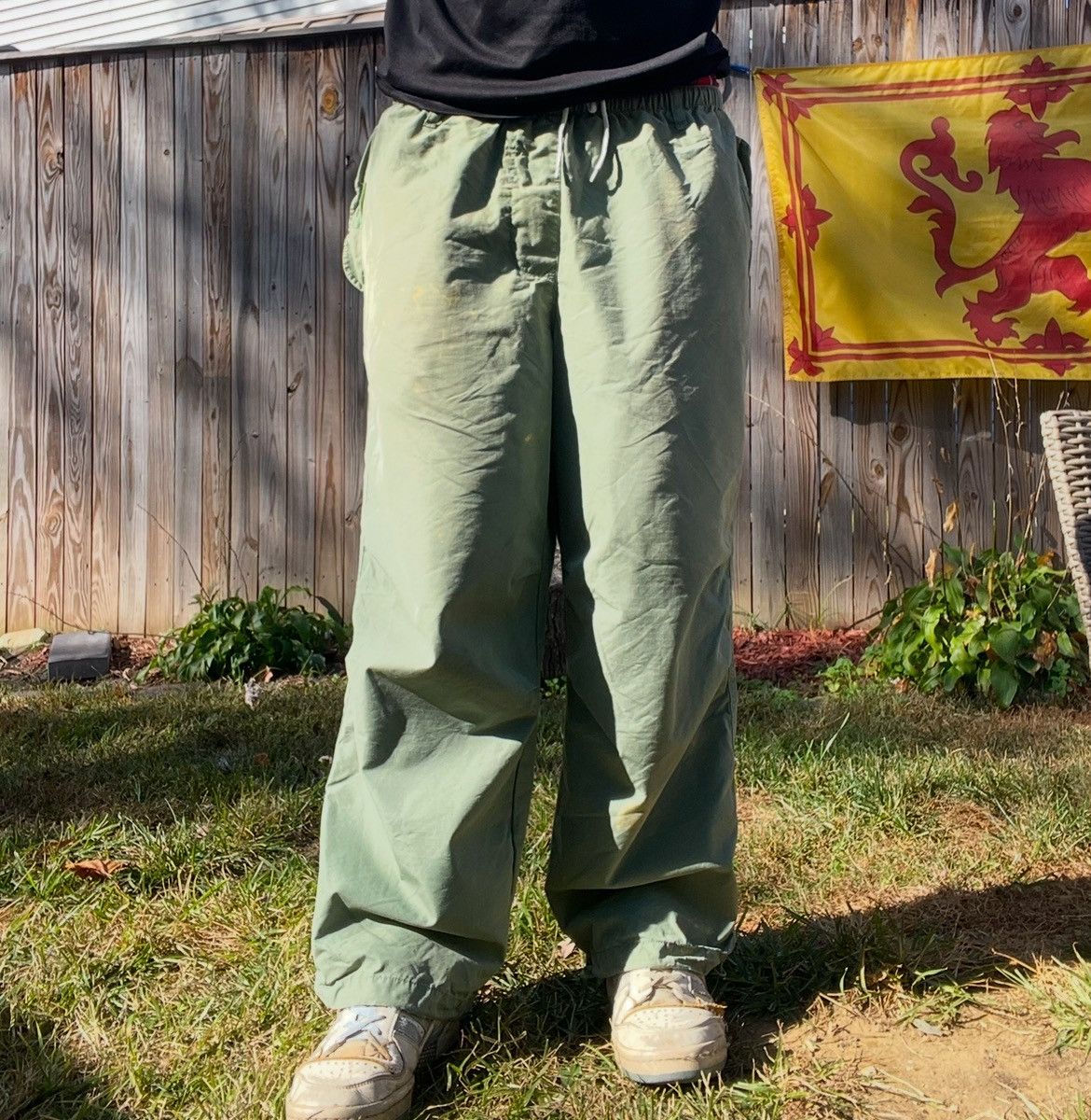 Bdg Baggy fit Drill Pants military green parachute pants Size US 30 / EU 46 - 1 Thumbnail