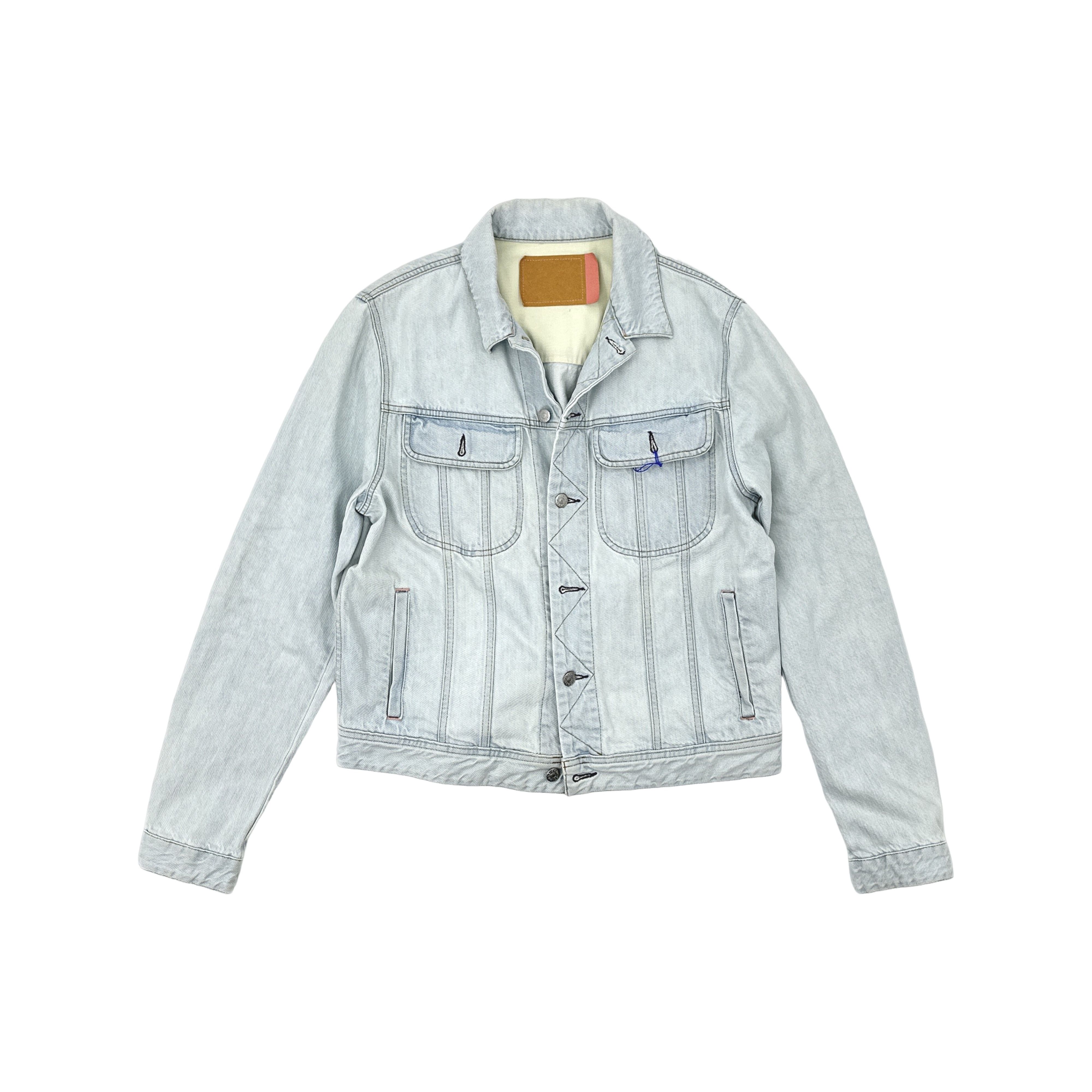 Acne Studios Acne Studios Light Blue Blå Konst Denim Jacket Size 50 Size US M / EU 48-50 / 2 - 1 Thumbnail