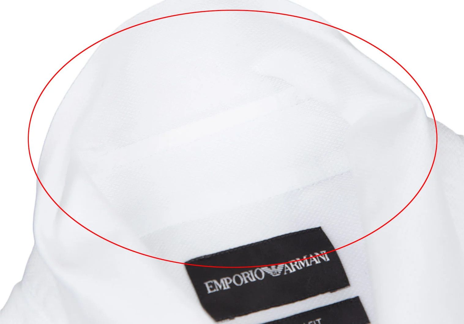 Emporio Armani Cotton Dobby Button-Down Shirt in White, Size 42 Size US XS / EU 42 / 0 - 4 Thumbnail