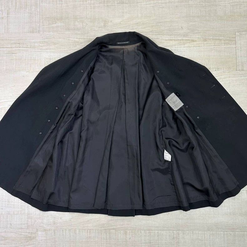 Yohji Yamamoto Yohji Yamamoto black coat Size S / US 4 / IT 40 - 5 Thumbnail