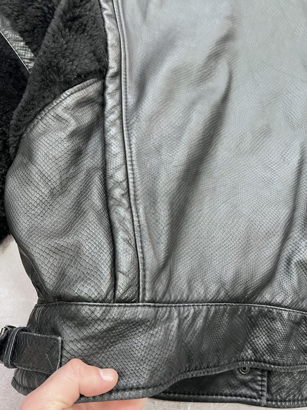 Japanese Brand × Vintage SALE💣💣 Vintage B3 Style Military Aeroforce Shearling Leather Size US S / EU 44-46 / 1 - 14 Thumbnail