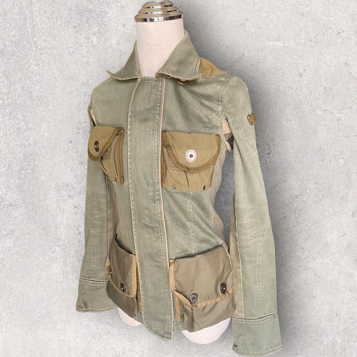 Le Grande Bleu (L.G.B.) L.G.B. Military Jacket Size S / US 4 / IT 40 - 3 Thumbnail