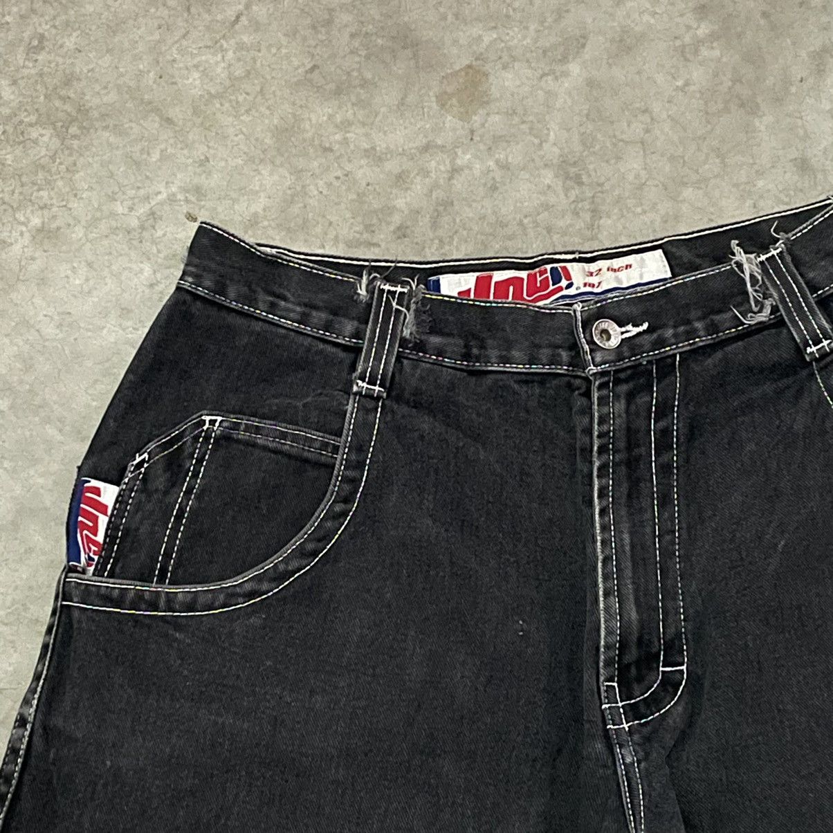 JNCO × Vintage 90s Vintage JNCO Destroyer Black Pants Size US 36 / EU 52 - 4 Thumbnail